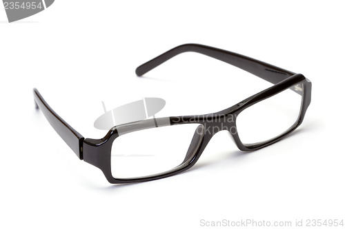Image of Black plastic glasses