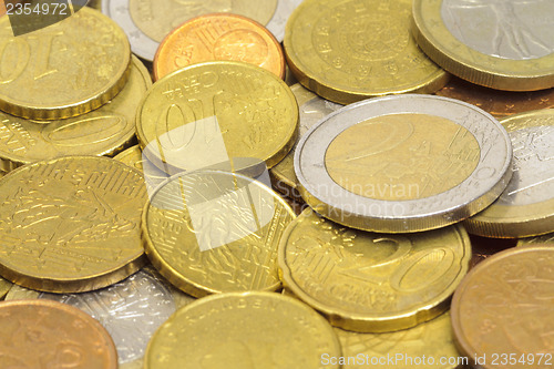 Image of Euro coins