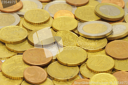 Image of Euro coins