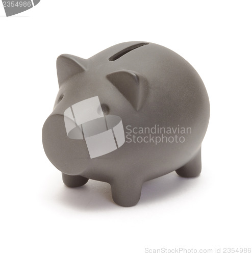 Image of Black piggy bank 