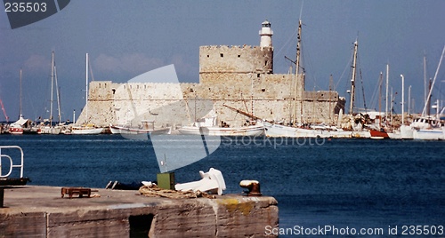 Image of harbour of Rhodos