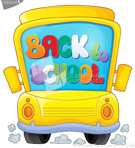 Image of Image with school bus theme 3