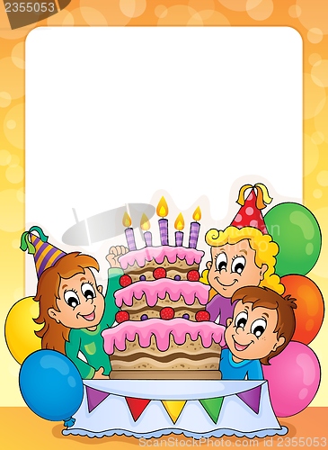 Image of Party theme frame 4