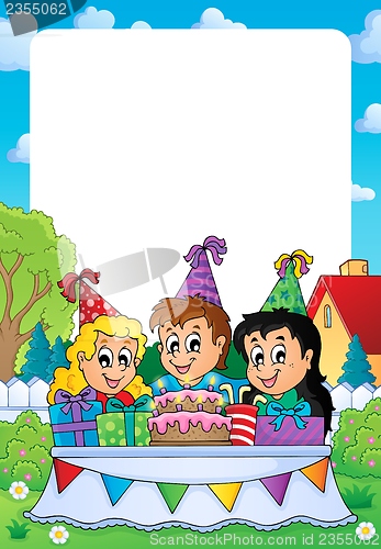 Image of Party theme frame 2