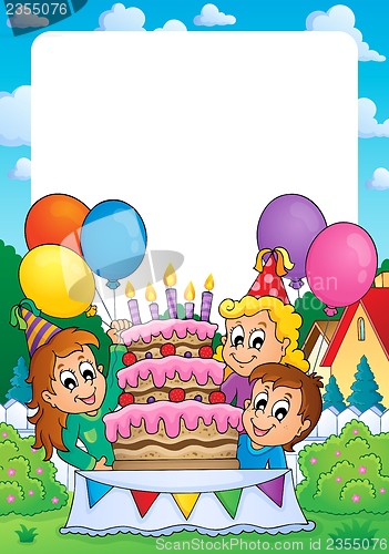 Image of Party theme frame 3