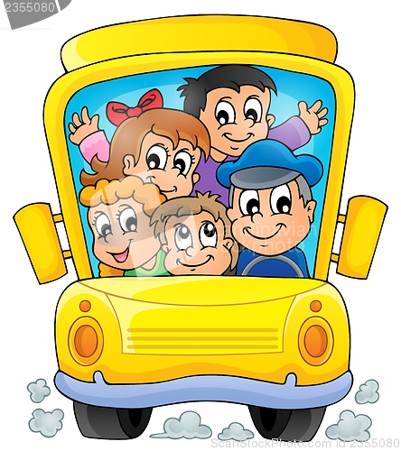 Image of Image with school bus theme 1