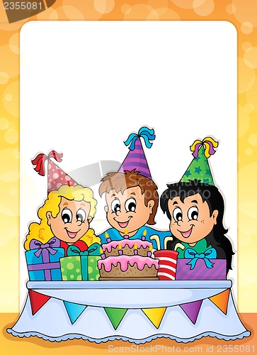 Image of Party theme frame 1