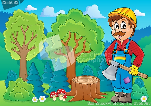 Image of Image with lumberjack theme 2