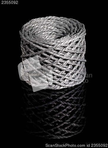Image of grey twine coil