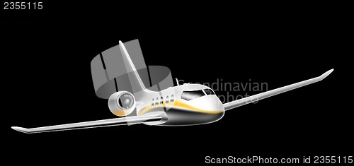 Image of corporate jet aircraft
