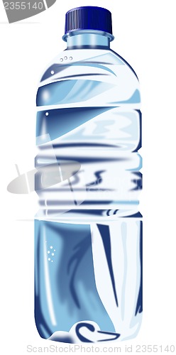 Image of plastic water bottle container