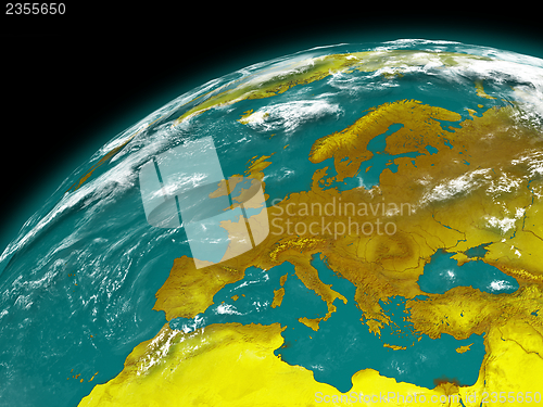 Image of Europe on Earth