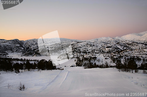 Image of Winter sunset