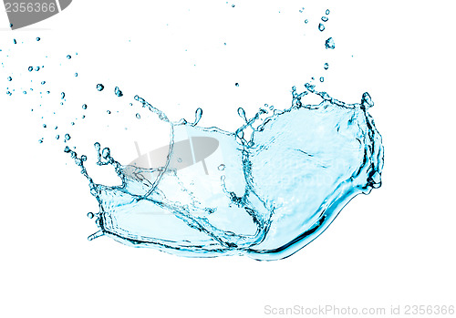 Image of Water splash isolated