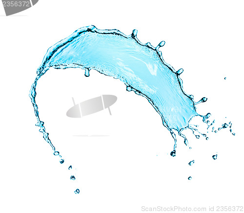 Image of Water splash isolated