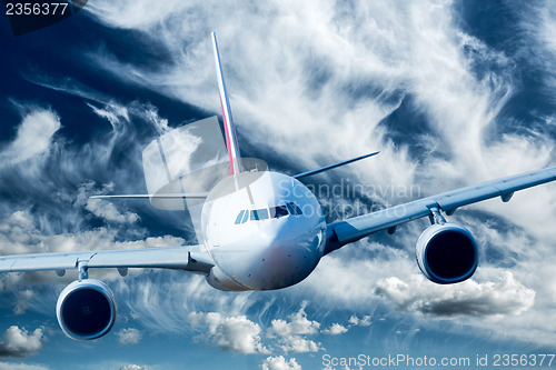 Image of Passenger Airliner in the sky