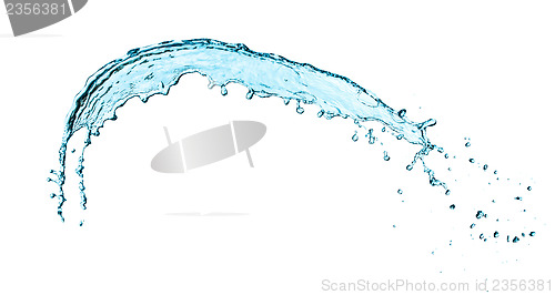 Image of Water splash isolated