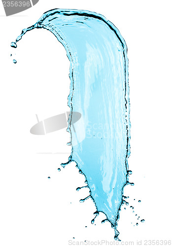 Image of Water splash isolated