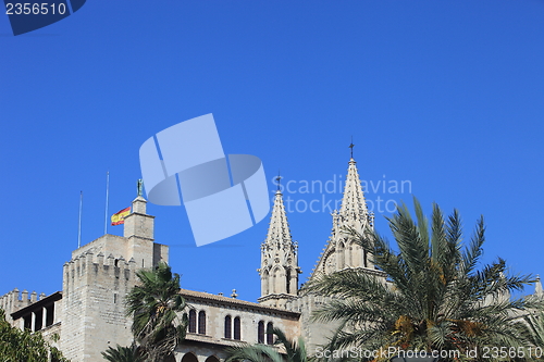Image of Twin spires of La Seu Cathedral, Majorca
