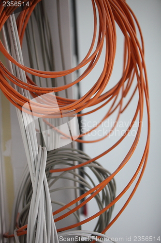 Image of Coiled electric cable