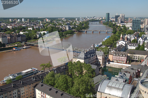 Image of Aerial view of Frankfurt