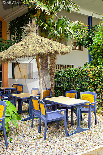 Image of tropical cafe