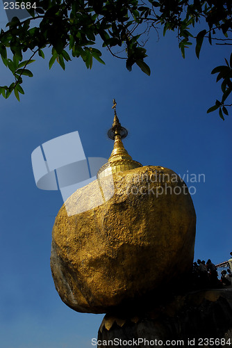 Image of Golden rock pagoda