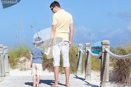 Image of family at the beach