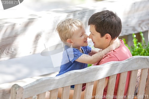 Image of family outdoors