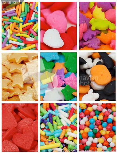 Image of Collection of Cake Sprinkles