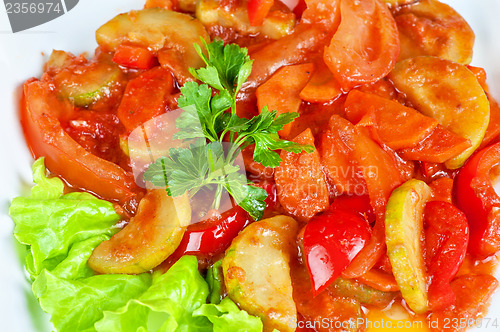 Image of saute from zucchini