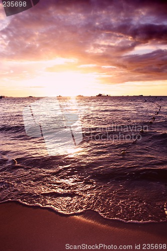 Image of Dramatic Tropical Sunset