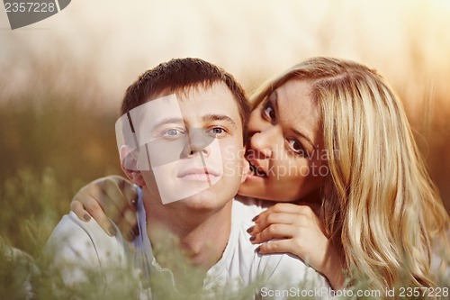 Image of Couple on sunset