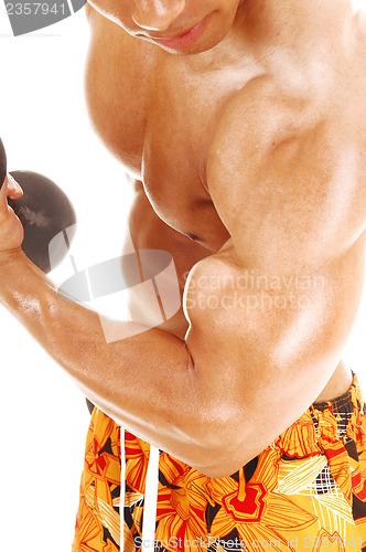 Image of Closeup of biceps.