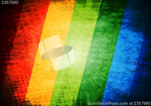 Image of Abstract retro vector design