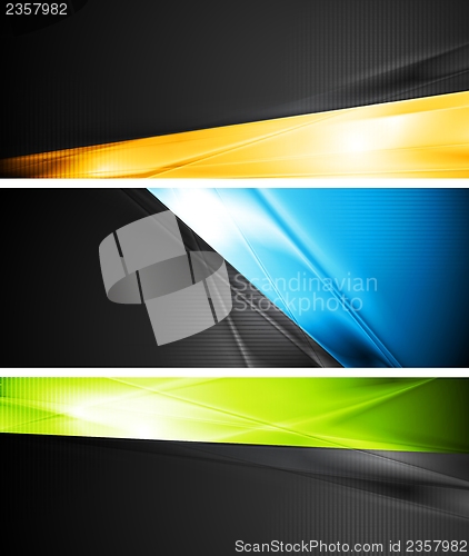 Image of Vibrant vector banners