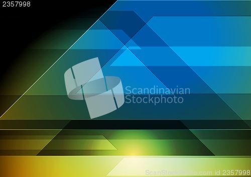 Image of Modern hi-tech vector design