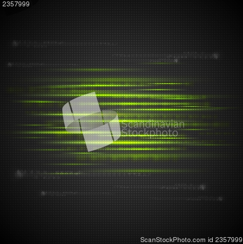 Image of Shiny green abstract stripes