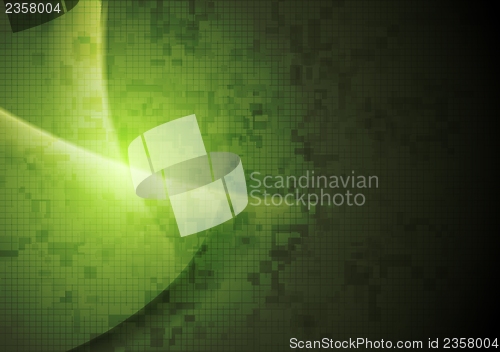 Image of Dark green wavy backdrop