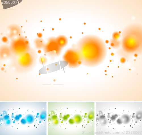 Image of Vector abstract backgrounds with bubbles