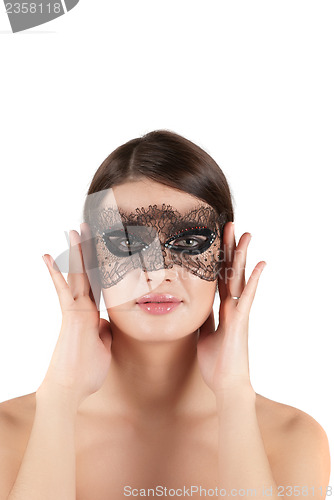 Image of girl at mask