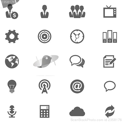 Image of Cloud Icon set