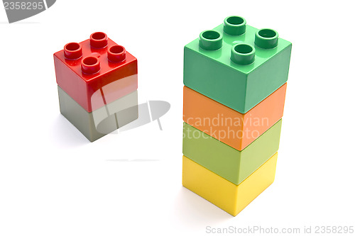 Image of Colorful building blocks