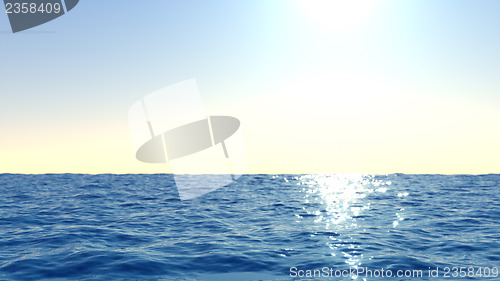 Image of Sunny day in the ocean