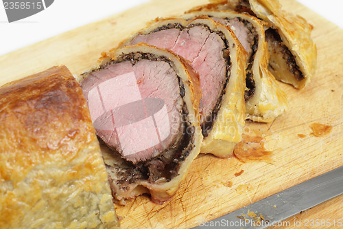 Image of Beef wellington slices