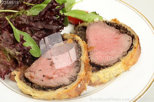 Image of Beef wellington meal