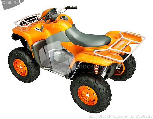 Image of Quad bike isolated