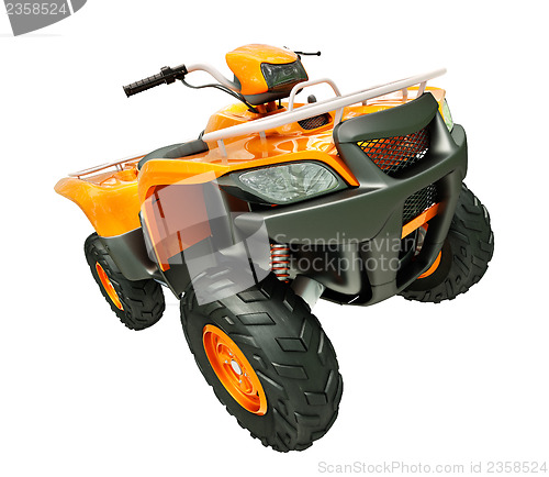 Image of Quad bike isolated