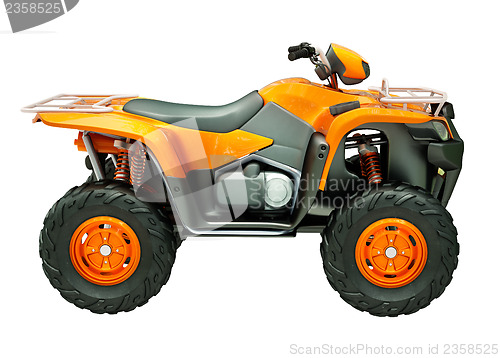 Image of Quad bike isolated