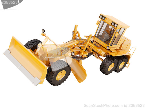 Image of Modern grader isolated